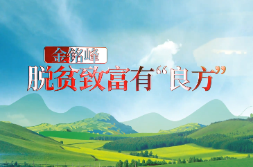 金銘峰 脫貧致富有“良方